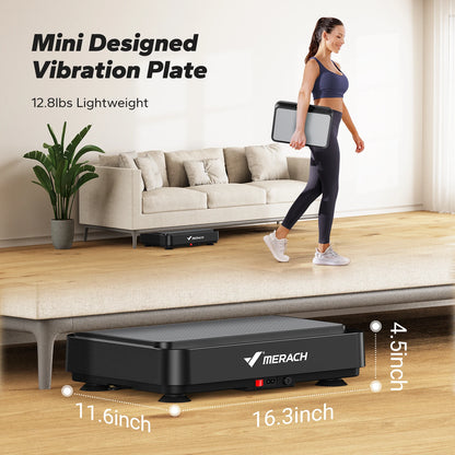 Transform Your Body with the MERACH Vibration Plate Exercise Machine – Enhance Lymphatic Drainage, Relieve Pain, and Achieve Your Weight Loss Goals!